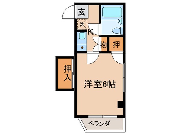 秋山ビルの物件間取画像